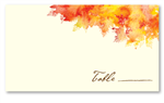 Wedding Place Cards - Fall Colors