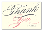 Plantable Thank you cards | Fancy Evening