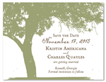 Tree Wedding Save the Date Cards ~ Folk (plantable)