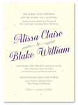 Forever Script Wedding Invitations