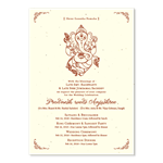 Indian Wedding Invitations on Seeded Paper with Ganesha