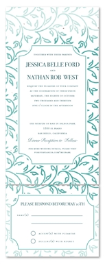 All in One Invitations ~ Garden Vines **plantable (seeded paper with wildflowers)