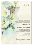 Delicate Wedding Invitations ~ Gorgeous Blooms (watercolor)