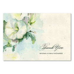 Seeded Paper Thank You Cards | Gorgeous Blooms