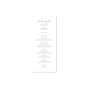 Elegant Wedding Menus | Graceful Chic