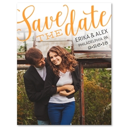 Photo Save the Date | Happy Announcement (100% recycled paper)