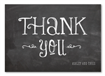 Chalk Board Thank you cards by ForeverFiances Weddings