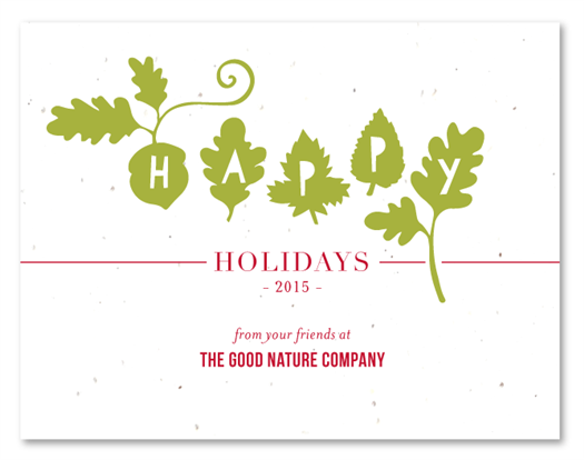 Corporate Holiday Cards | Happy Garland