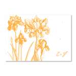 Seed Paper Thank You cards | Happy Lilies (100% recycled paper)