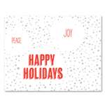 Holidays Greeting cards - Happy Dots (plantable paper, embedded with wildflowers seeds)