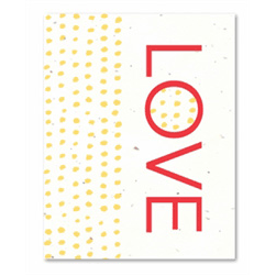 In Bloom cards - Love Dots (plantable paper)