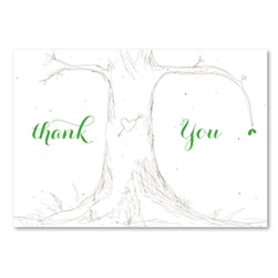 Unique Thank you notes ~ Our Tree *plantable!