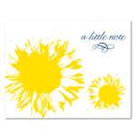 Just a Note Greetings - Sunflower (white wildflower seeded paper - Juicy Yellow print)