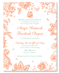 Affordable Wedding Invitations ~ Indian Smile on seeded paper