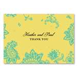Paisley Unique Thank you cards | Indian Smile