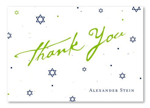 Star Thank You Cards | L'Chaim