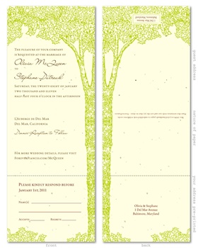 All in One Wedding Invitations ~ La Foret