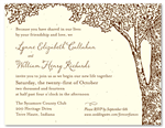 Plantable Tree Wedding Invitations | La Foret (seeded paper)