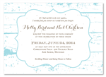 Shabby Chic Wedding Invitations ~ La Grange