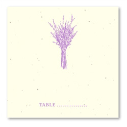 Wedding Table Cards - Lavender Simplicity