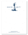 Business Light House Stationery on seeded paper