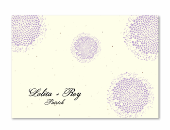 Lavender Thank you cards | Lolita