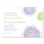 Lavender Wedding Invitations ~ Lolita (plantable paper, Lavender Purple)
