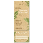 Green Wedding Invitations ~ Lovely Fern (100% recycled paper)