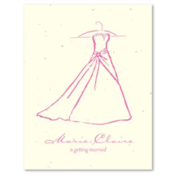 Bridal Shower Invitations ~ Lovely Gown (seeded)