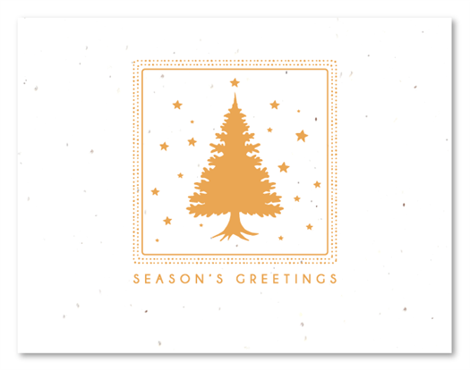 Company Christmas Cards  ~ Majestic Tree by Green Business Print