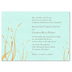 Plantable Invitations ~ Maryland Beach (Tiffany Blue)