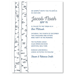 Tree Bar Mitzvah Invitations | Merry Birch