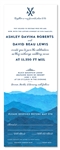 Colorado Misty Mountains Wedding Invitations (100% recycled linen paper)