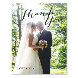 Photo Thank You Card | Modern For Ever (100% recycled paper)