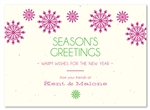 Plantable Business Holiday Cards | Modern Snow
