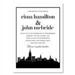New York skyline Wedding Invitations Wedding Invitations