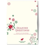 Company Greeting Cards | Natural Poinsettia