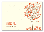Tree Themed Thank You Cards | Natural Tree