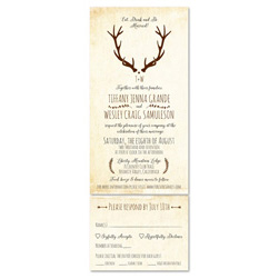Rustic Wedding Invitations | Ohio Creek Cabin (100% recycled paper)