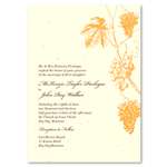 Wine Country Wedding Invitations | Old Vine (seeded paper - Gold & green colors)