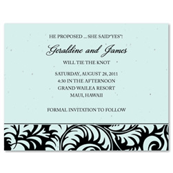Tiffany Blue Wedding cards | Open Love