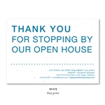 Open House Realtors Thank You Cards