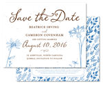 Organic Wildflower wedding Save the Date cards (seeded paper)