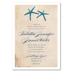 Starfish Wedding Invitations | Pacific Starfish