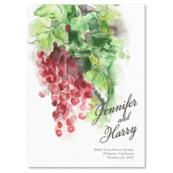 Paso Robles Winery Wedding Programs (100% recycled paper)