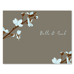 Spring Thank You Cards ~ Passionate Blossoms (100% recycled paper)