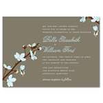 Recycled Wedding Invitations - Passionate Blossoms