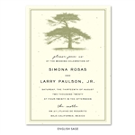 Tree themed Wedding Invitations ~ Pine Gap