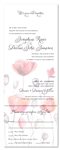 Poppy Watercolor Wedding Invitations | Poppies Field