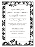 Sophisticated green wedding Invitations | Princess L on White premium paper